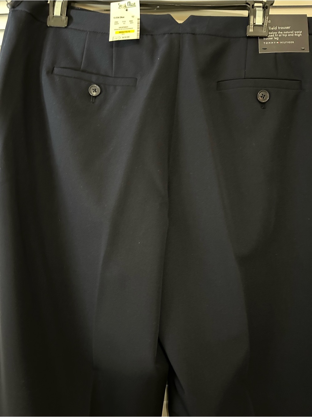 NEW! Tommy Hilfiger Navy Fairfield Trouser - Picture 4 of 5